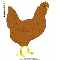 Bird Embroidery Design 84